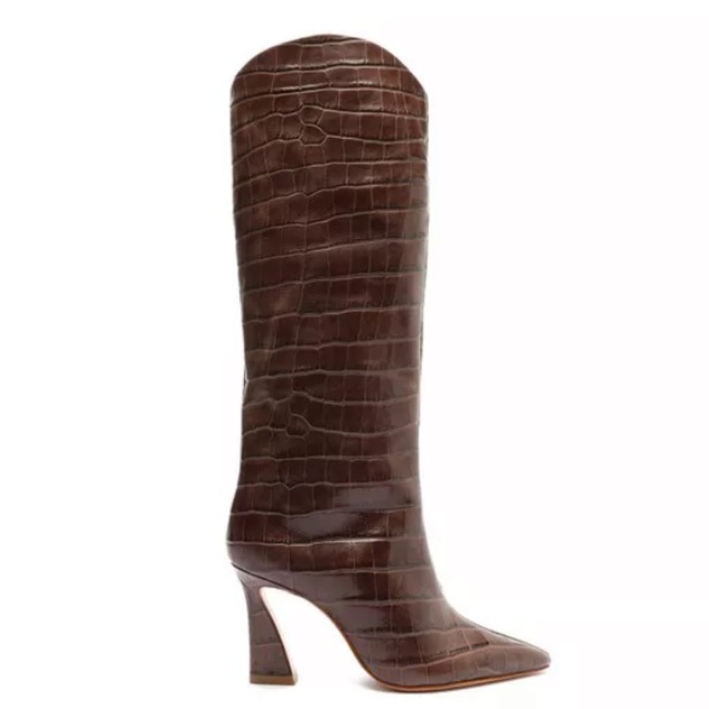 SCHUTZ Maryana Flare Heeled Boots